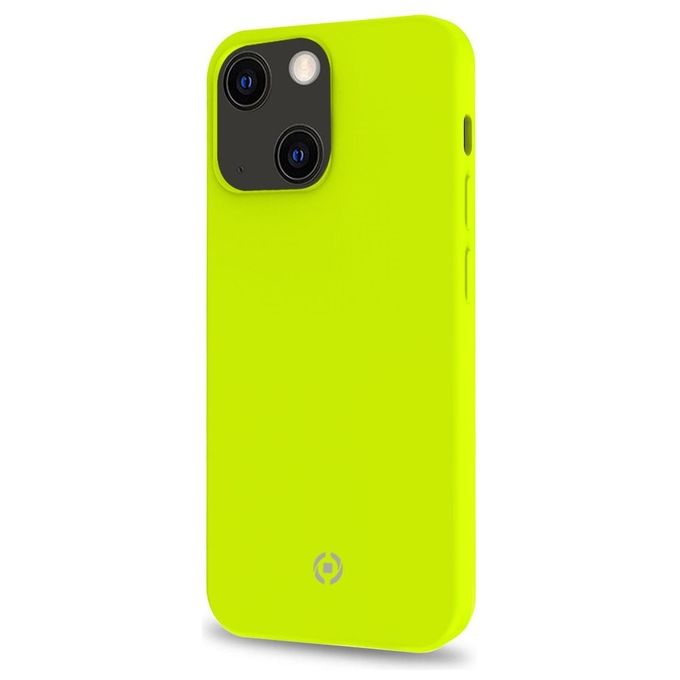 Celly Cromo Fluo Cover per iPhone 13 Giallo