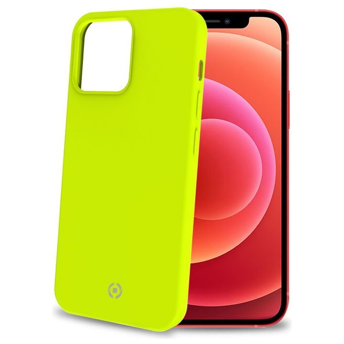 Celly Cromo Fluo Cover per iPhone 13 Giallo