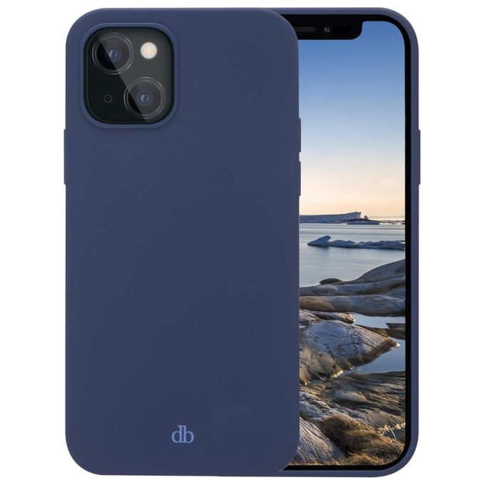 Dbramante1928 MO61PABL1397 Monaco Cover per iPhone 13 Compatibile MagSafe Ricarica Wireless Blu Pacifico