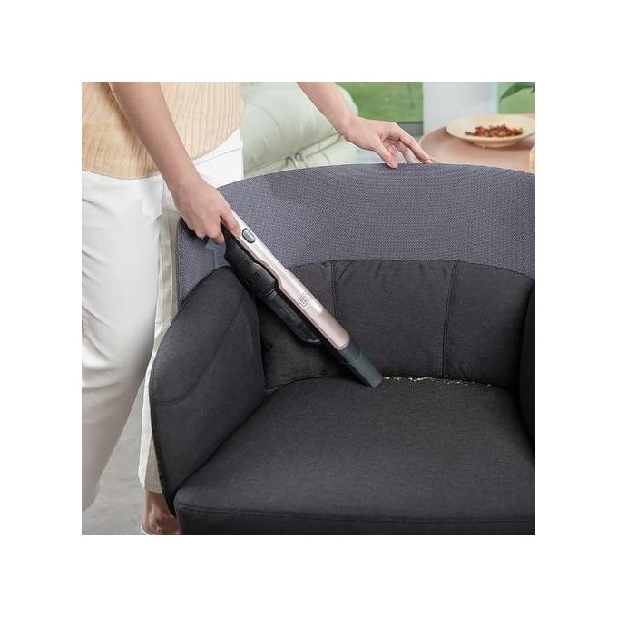 Black and Decker DVC320BRG Aspirapolvere Portatile Ciclonico Senza Fili 0,12 L 35 AW autonomia 24 min 80 dB colore Rose Gold