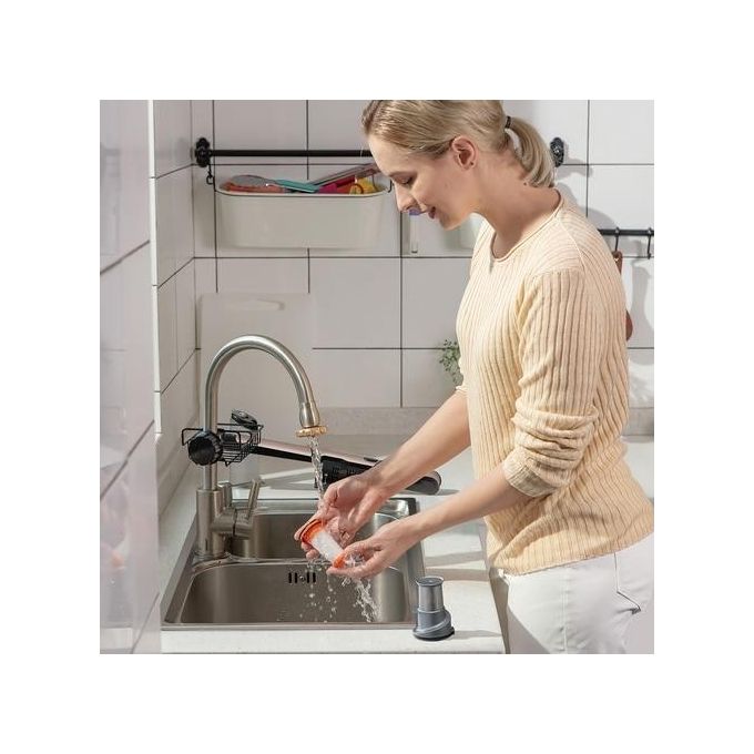 Black and Decker DVC320BRG Aspirapolvere Portatile Ciclonico Senza Fili 0,12 L 35 AW autonomia 24 min 80 dB colore Rose Gold