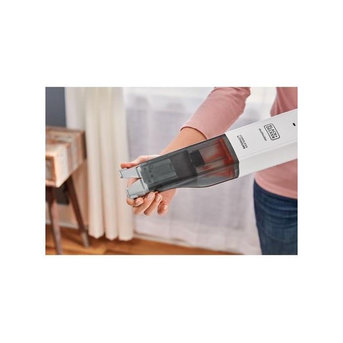 BLACK+DECKER HLVC315B11 Aspirabriciole Portatile Ciclonico Senza Sacchetto 0,2 L Batteria 12V Ioni di Litio colore Bianco