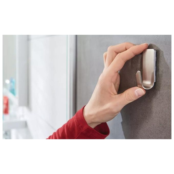 Tesa Gancio Appenditutto in Acciaio Powerstrips Waterproof