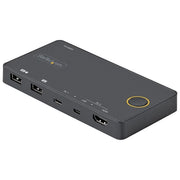 StarTech.com SV221HUC4K Switch KVM ibrido 2 porte USB-A HDMI e USB-C HDMI 2.0 4K 60Hz compatibile Thunderbolt 3 colore Nero