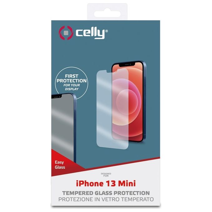 Celly Easy Glass per iPhone 13 Mini