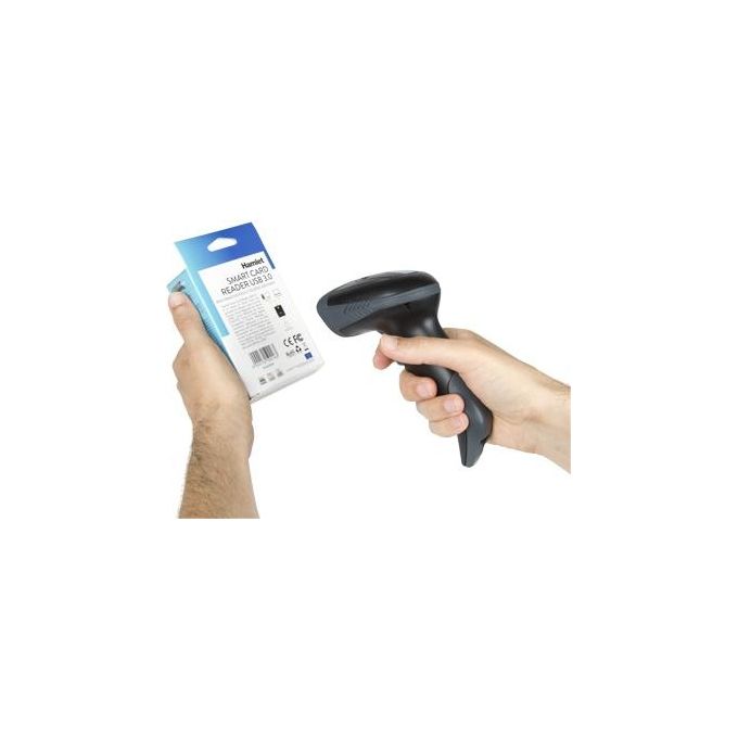 Hamlet HBCS-2D110W Barcode Scanner Industriale 2D Wireless 2,4 GHz Bluetooth USB-C CMOS Portatile colore Nero