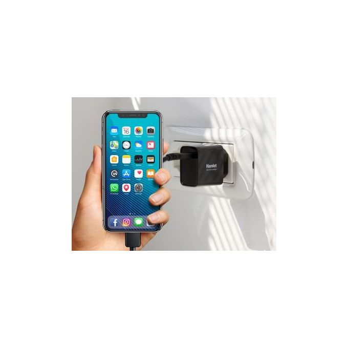 Hamlet Alimentatore Usb-C 20W Fast Charging