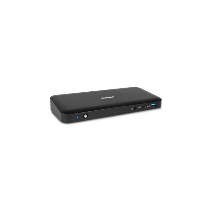 Hamlet HDOCKS600C Docking Station USB-C 3 Monitor 4K 85W Power Delivery 2 DisplayPort HDMI LAN Gigabit 4 USB colore Nero