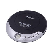 Denver DMP-391 Lettore CD MP3 Portatile Antishock Bass Boost Display LCD CD CD-R CD-RW Cuffie Incluse colore Nero Grigio