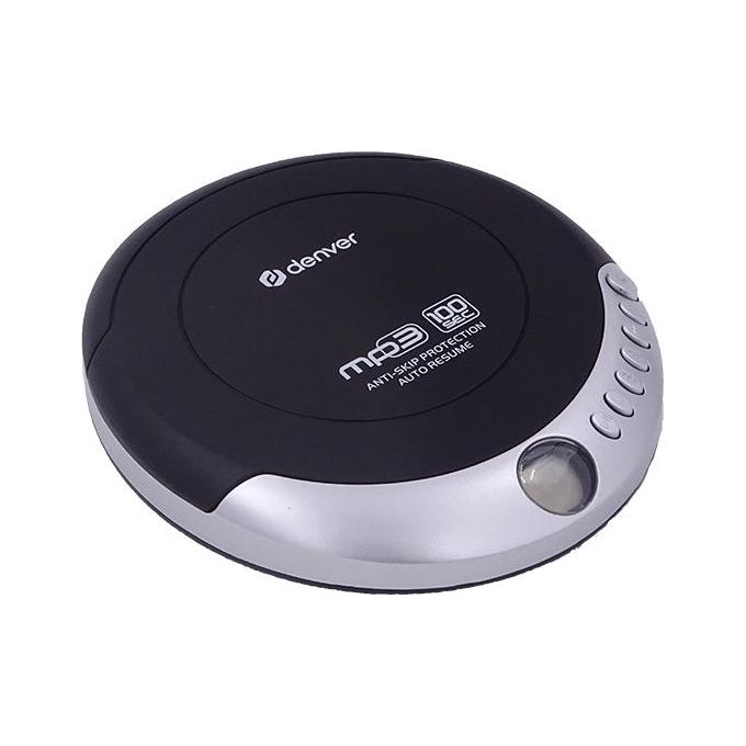 Denver DMP-391 Lettore CD MP3 Portatile Antishock Bass Boost Display LCD CD CD-R CD-RW Cuffie Incluse colore Nero Grigio