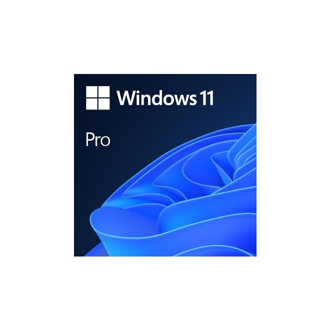 Microsoft FQC-10528 Windows 11 Pro Software OEM 1 licenza Inglese 64-bit DVD colore Nero