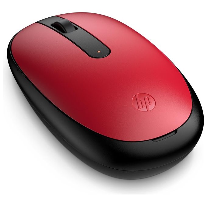 HP Mouse Empire Wireless 240 Sensore Ottico 1600 DPI Bluetooth 5.1 3 Pulsanti Design Ambidestro Windows 11 Rosso