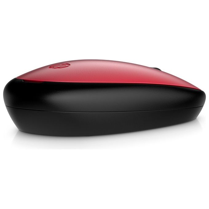 HP Mouse Empire Wireless 240 Sensore Ottico 1600 DPI Bluetooth 5.1 3 Pulsanti Design Ambidestro Windows 11 Rosso