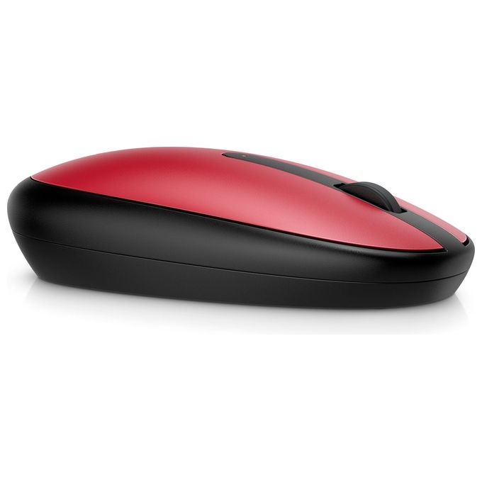 HP Mouse Empire Wireless 240 Sensore Ottico 1600 DPI Bluetooth 5.1 3 Pulsanti Design Ambidestro Windows 11 Rosso