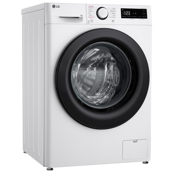 LG F2R3S09NSWB Lavatrice 9Kg AI DD Classe Energetica A-10% 1200 Giri Vapore AI Wash