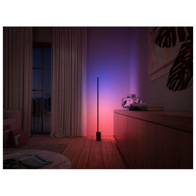 Philips 8718696176269 Signe Lampada da terra LED intelligente dimmerabile con controllo app e voce 29 W 2550 lm Bluetooth Zigbee colore Nero
