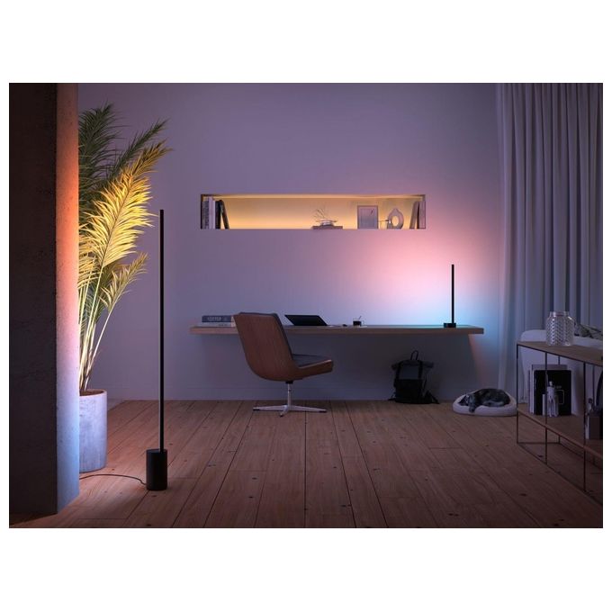 Philips 8718696176269 Signe Lampada da terra LED intelligente dimmerabile con controllo app e voce 29 W 2550 lm Bluetooth Zigbee colore Nero