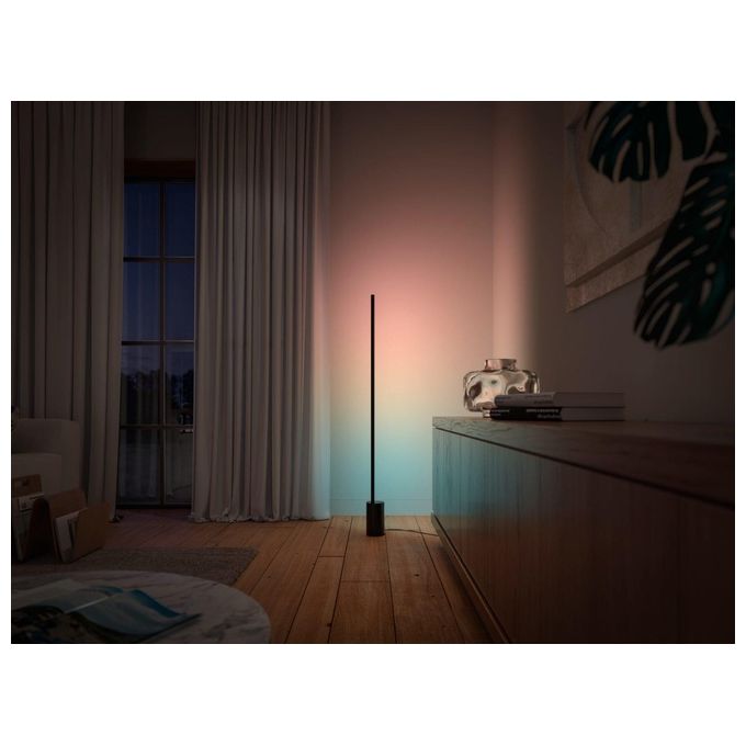 Philips 8718696176269 Signe Lampada da terra LED intelligente dimmerabile con controllo app e voce 29 W 2550 lm Bluetooth Zigbee colore Nero