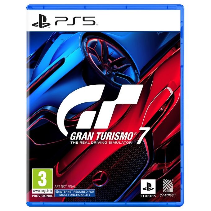 Sony 9765790 Gran Turismo 7 Standard Edition Videogioco PS5 Blu-ray Multilingua PEGI 3 Multiplayer