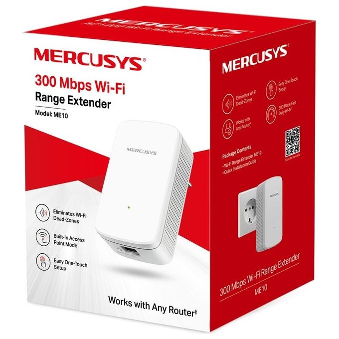 Mercusys ME10 Range Extender Wi-Fi n300 mbps