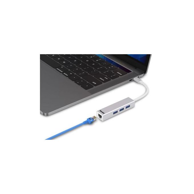 Hamlet Hub 3 Usb 3.1 Type-C e Lan Rj45