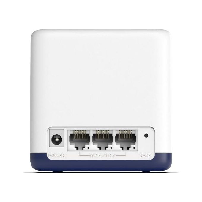 Mercusys HALO H50G(2-PACK) Sistema Mesh Wi-Fi Dual Band AC1900 2 unita' copertura 350 m² 3 porte Gigabit colore Bianco