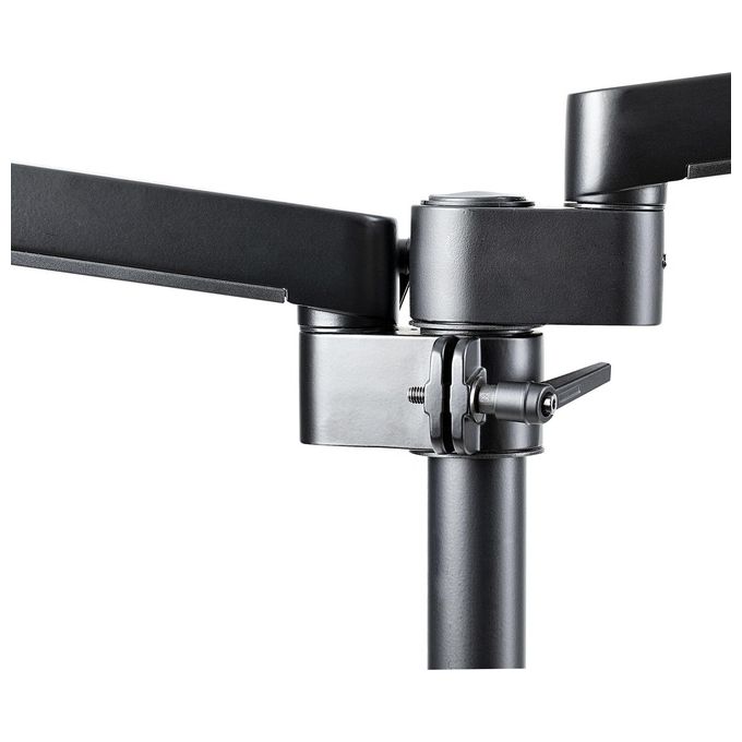 StarTech ARMDUALPIVOT Supporto Doppio Monitor da Scrivania per 2 Schermi VESA fino a 32'' 8Kg Regolabile Altezza e Orientamento colore Nero