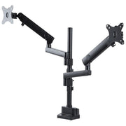StarTech ARMDUALPIVOT Supporto Doppio Monitor da Scrivania per 2 Schermi VESA fino a 32'' 8Kg Regolabile Altezza e Orientamento colore Nero