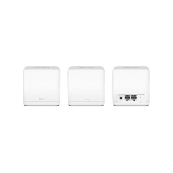 Mercusys HALO H30G(3-PACK) Sistema Wi-Fi Mesh Dual-band AC1300 Copertura 260 m² 3 unita' colore Bianco