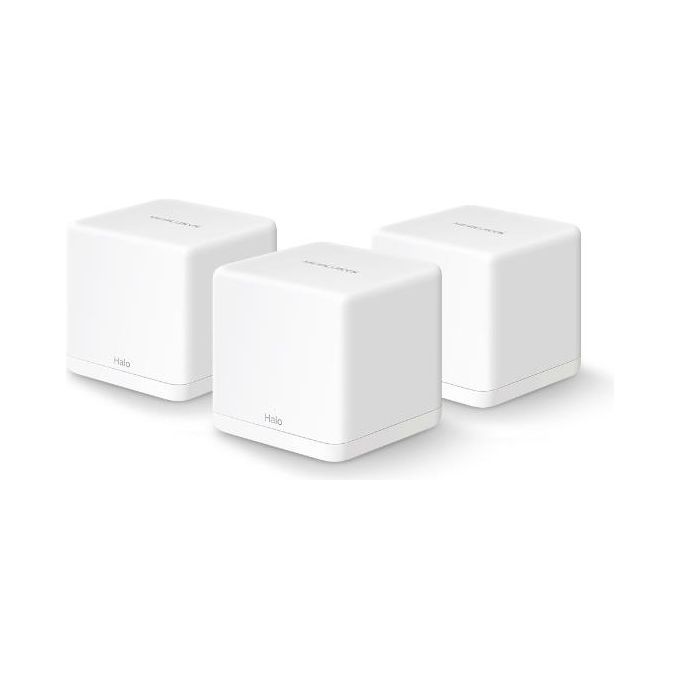 Mercusys HALO H30G(3-PACK) Sistema Wi-Fi Mesh Dual-band AC1300 Copertura 260 m² 3 unita' colore Bianco
