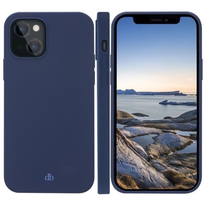 Dbramante1928 MO61PABL1397 Monaco Cover per iPhone 13 Compatibile MagSafe Ricarica Wireless Blu Pacifico