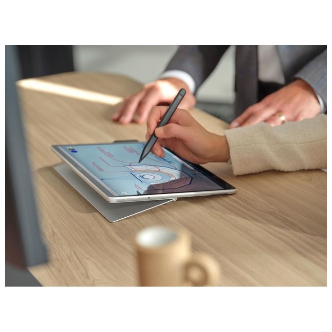 Microsoft 8WX-00006 Surface Slim Pen 2 Penna Attiva Bluetooth 5.0 15 ore 2 Pulsanti Haptic Feedback colore Nero