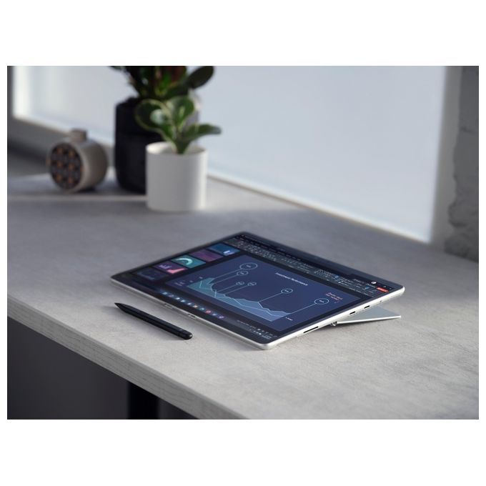 Microsoft 8WX-00006 Surface Slim Pen 2 Penna Attiva Bluetooth 5.0 15 ore 2 Pulsanti Haptic Feedback colore Nero