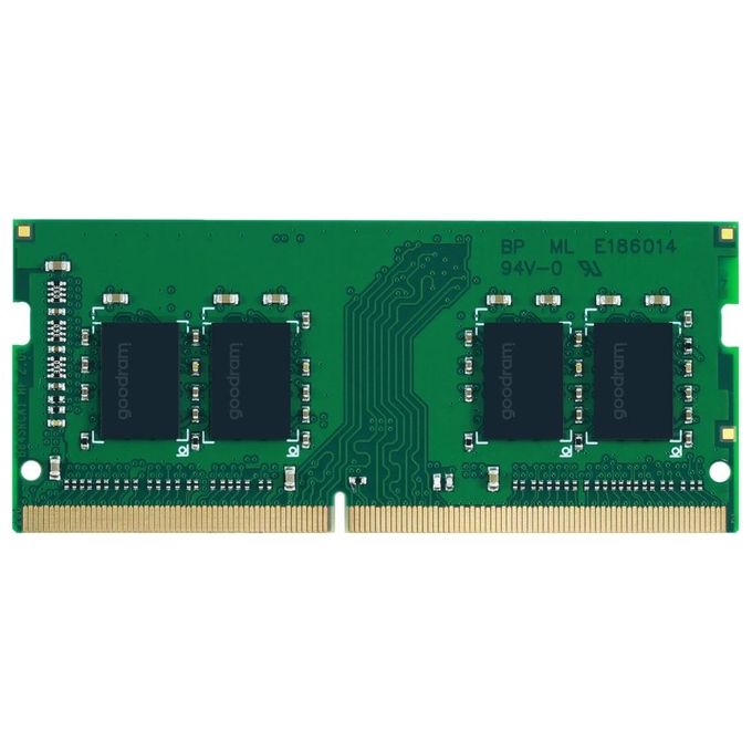 GoodRam GR3200S464L22S-8G Memoria RAM DDR4 SODIMM 8GB 3200MHz CL22 1.2V per Laptop