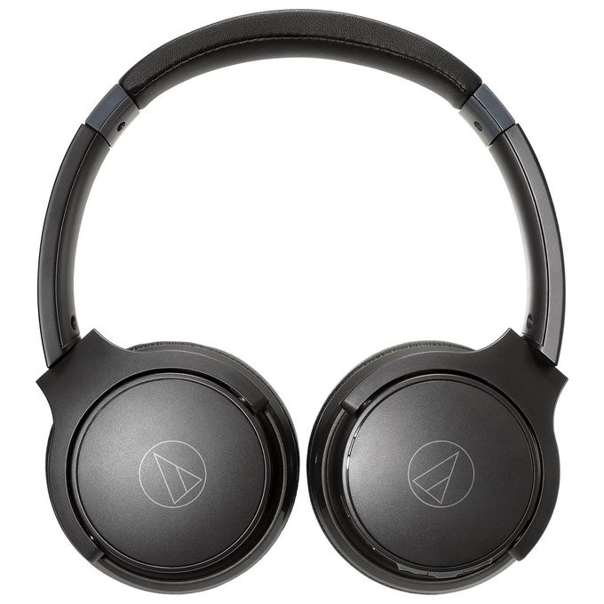Audio-Technica ATH-S220BTBK Cuffie On-Ear Wireless Bluetooth 5.0 con Cavo 60h Autonomia Multipoint colore Nero