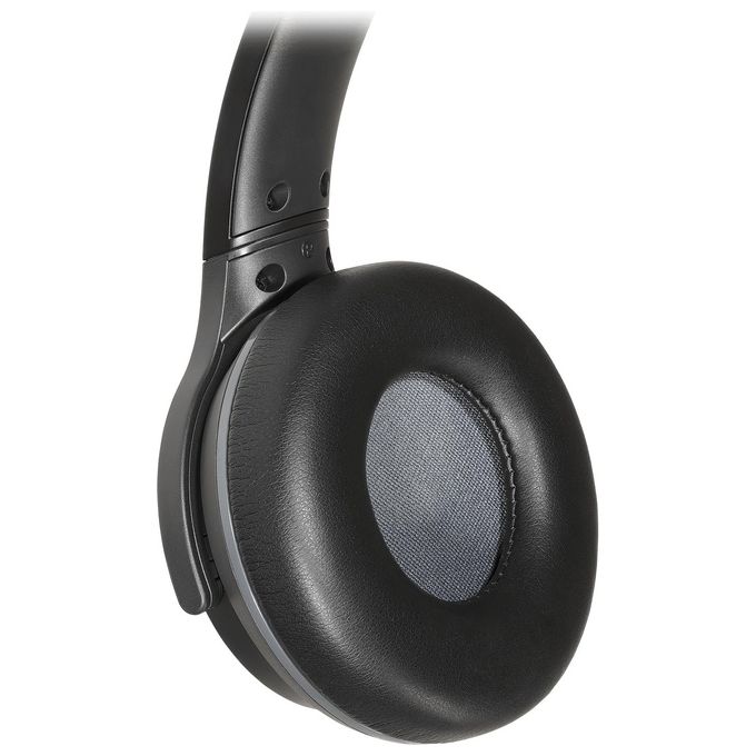 Audio-Technica ATH-S220BTBK Cuffie On-Ear Wireless Bluetooth 5.0 con Cavo 60h Autonomia Multipoint colore Nero