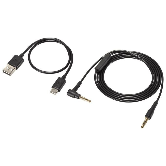 Audio-Technica ATH-S220BTBK Cuffie On-Ear Wireless Bluetooth 5.0 con Cavo 60h Autonomia Multipoint colore Nero