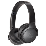 Audio-Technica ATH-S220BTBK Cuffie On-Ear Wireless Bluetooth 5.0 con Cavo 60h Autonomia Multipoint colore Nero