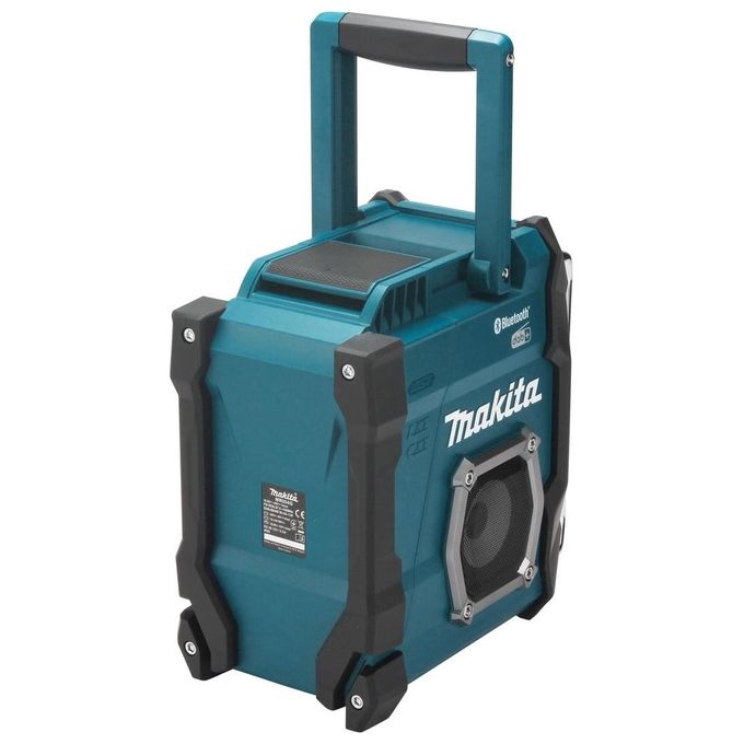 Makita MR004G Radio da Cantiere con Radio DAB+ FM Bluetooth Altoparlanti Stereo 40Vmax colore Nero Verde