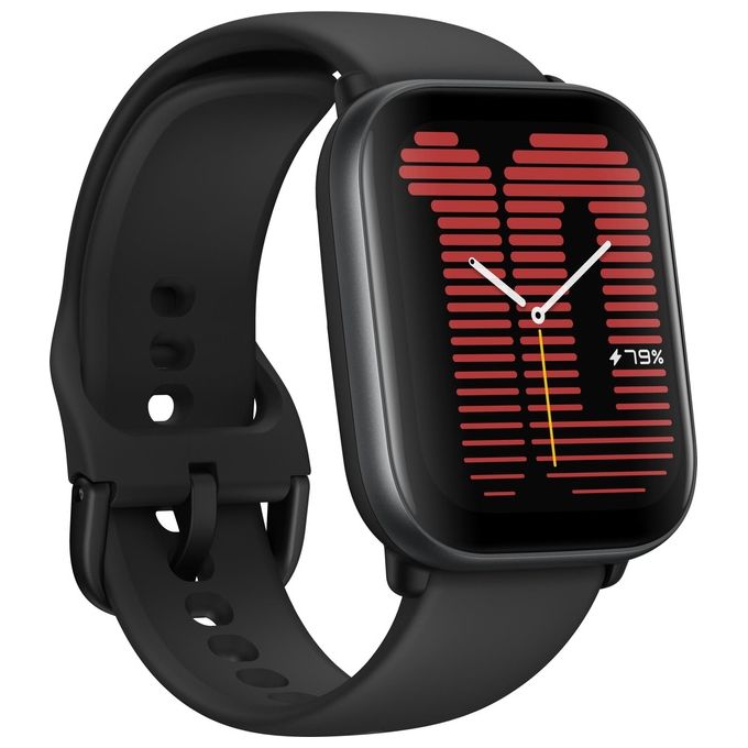 Amazfit W2211EU5N Active Smartwatch AMOLED 1.75'' GPS Cardiofrequenzimetro Bluetooth 5.2 300 mAh colore Nero