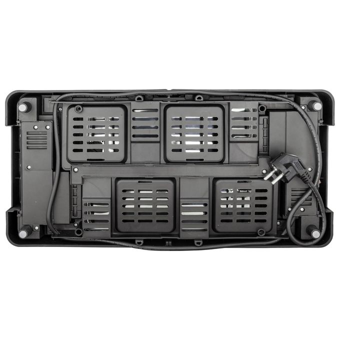 Unold 48755 Griglia per Raclette 8 persone 1300 W Piastre Antiaderenti in Ghisa colore Nero