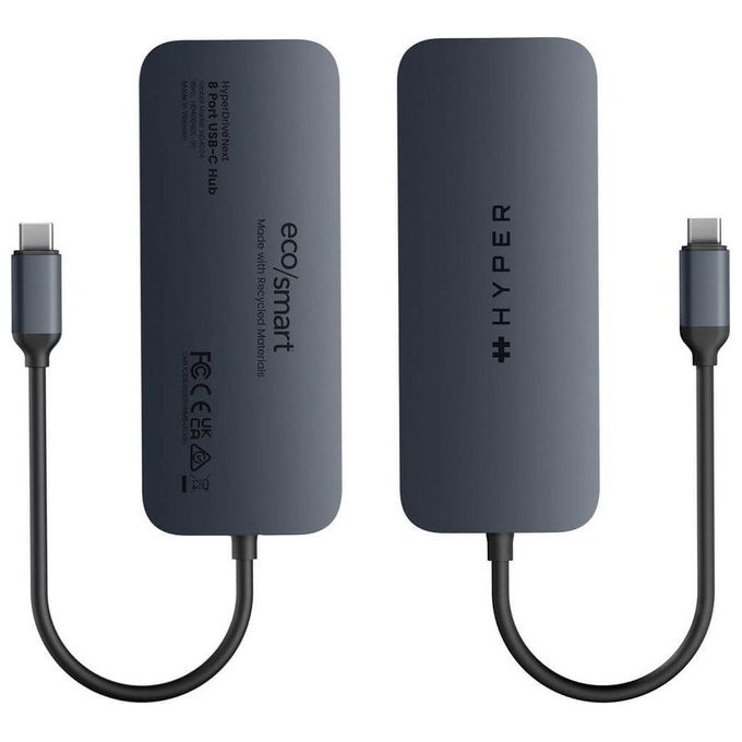 Targus HD4004GL HyperDrive Next Hub USB-C 8 Porte con Power Delivery 140W HDMI 4K 60Hz Lettore SD-MicroSD Ethernet Gigabit colore Blu