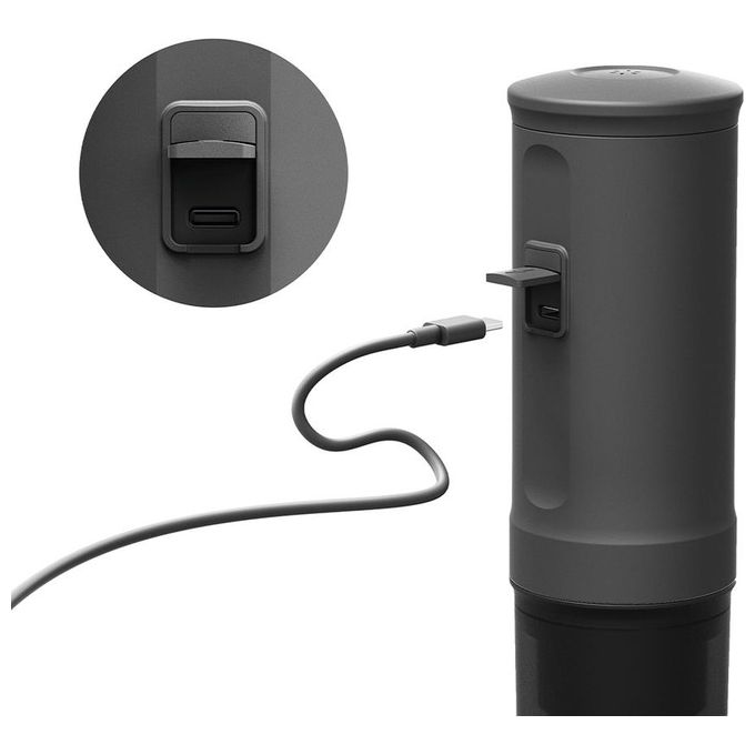 Outin OTEM-01-SG Macchina da caffe' espresso nano grigio siderale