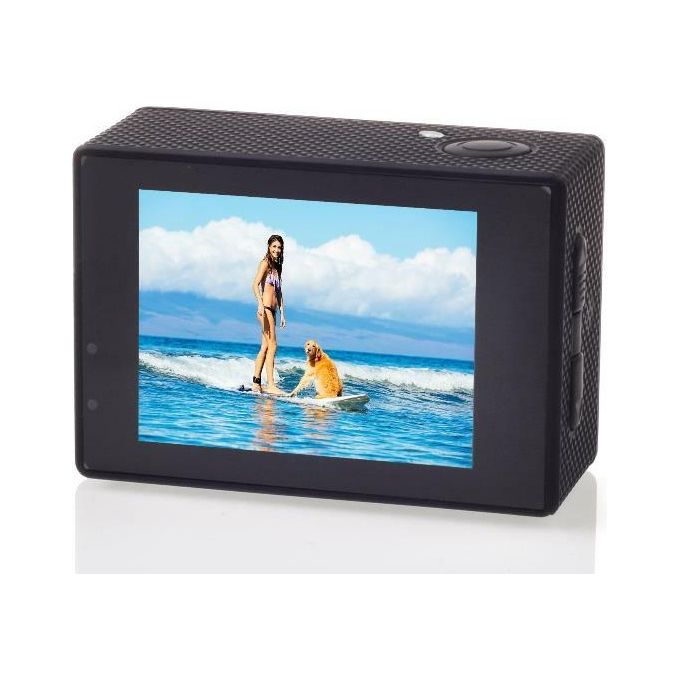 Nilox S0458599 XFIGHT Action Cam Full HD WiFi Display 2'' CMOS 12MP MicroSD Impermeabile 30m colore Nero