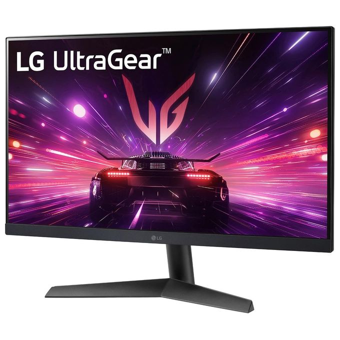 LG 24GS60F UltraGear Monitor Gaming 24'' IPS Full HD 1ms 180Hz HDR10 FreeSync Premium G-Sync Compatible colore Nero