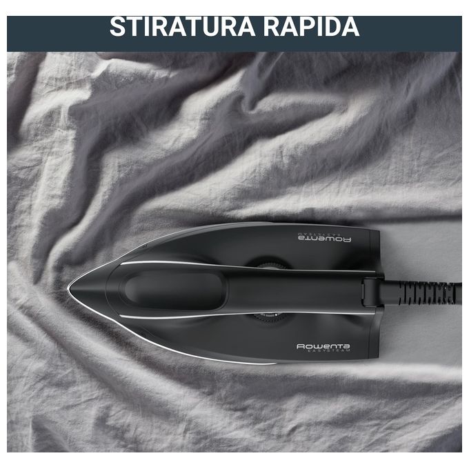 Rowenta VR5121 Easy Steam Ferro da Stiro a Caldaia 2400 W 1,4 L Vapore 230 g-min Anticalcare Modalita' Eco colore Nero Blu