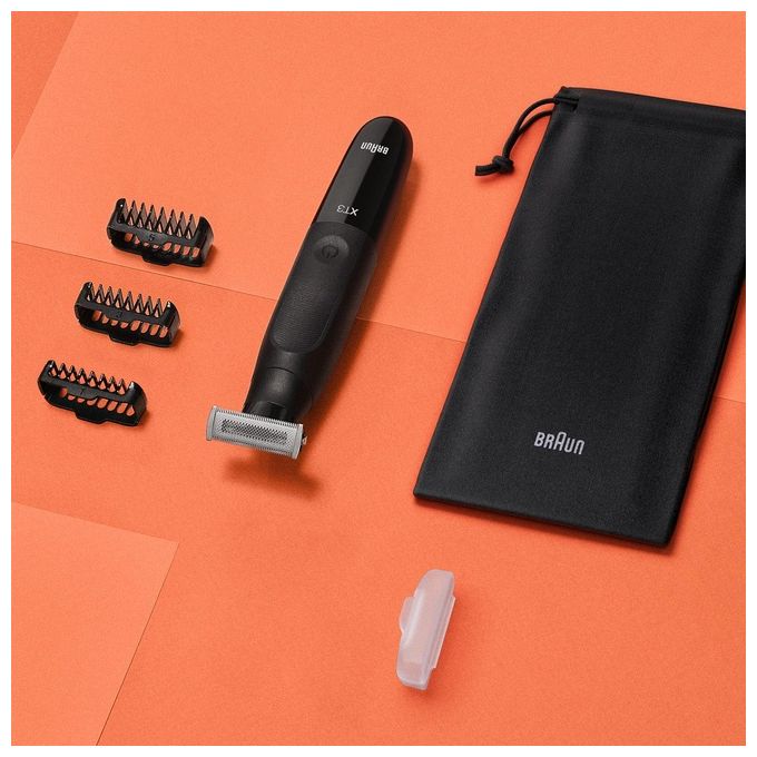 Braun BG3340 SERIES X Rasoio elettrico 4D Blade Face bagnato e secco autonomia 45 min min colore Nero