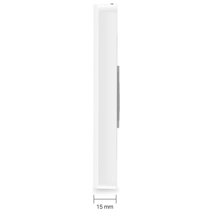 TP-Link EAP235-WALL Omada Access Point Wi-Fi 5 Dual Band AC1200 MU-MIMO 4 Porte Gigabit PoE colore Bianco