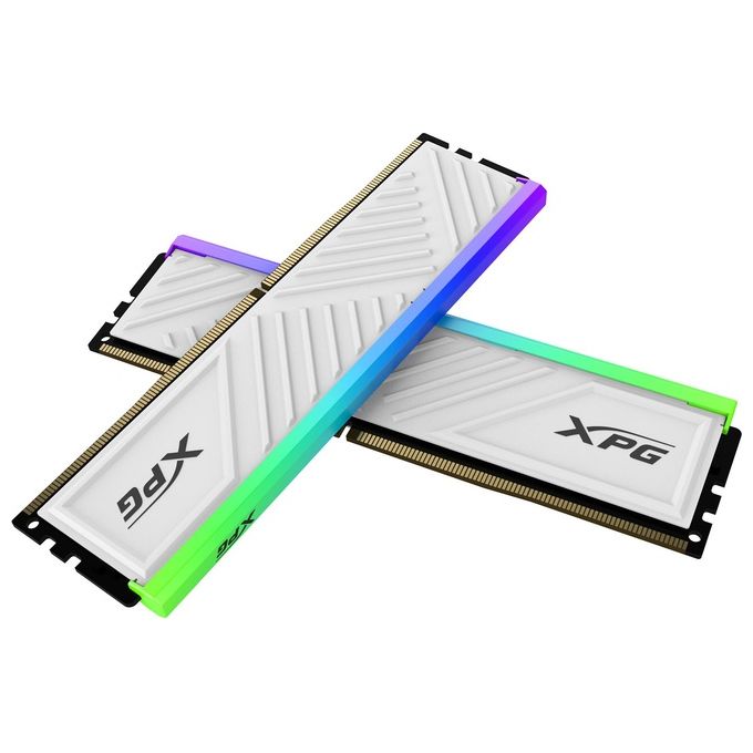 Adata AX4U36008G18I-DTWHD35G SPECTRIX D35G Memoria RAM DDR4 16 GB 2x8 GB 3600 MHz CL18 XMP 2.0 RGB colore Bianco