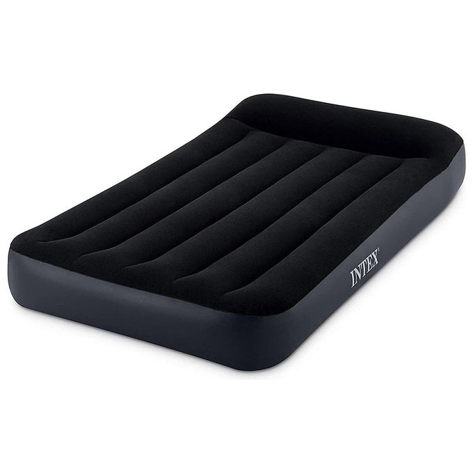 Intex Materasso Dura-Beam Pillow Rest Singolo Con Tecnologia Fiber Tech  Pompa